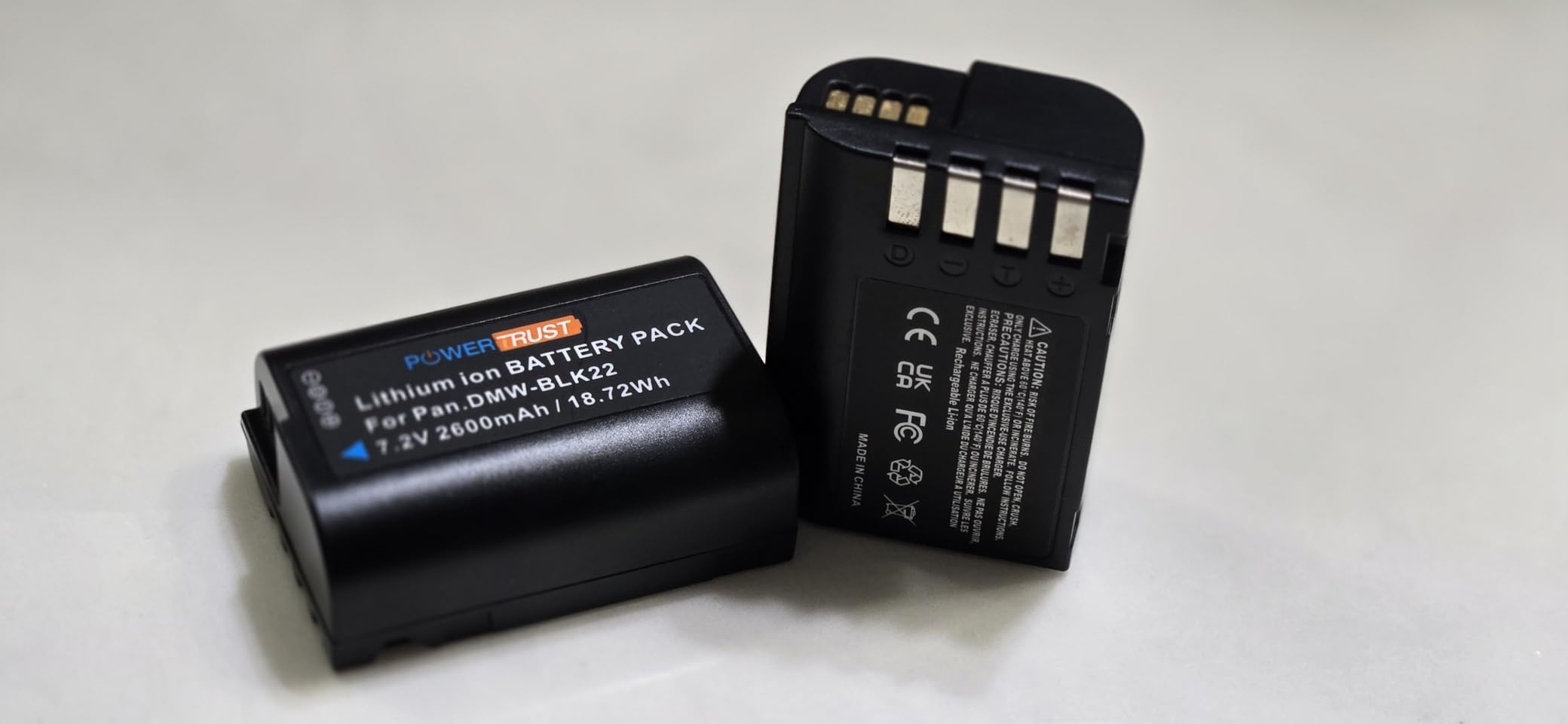 2-Pack DMW-BLK22 Battery and LED Dual Charger Compatible with Panasonic Lumix DC-S9 G9 S5 S5II S5IIX GH5II GH6 Cameras customer photo 1