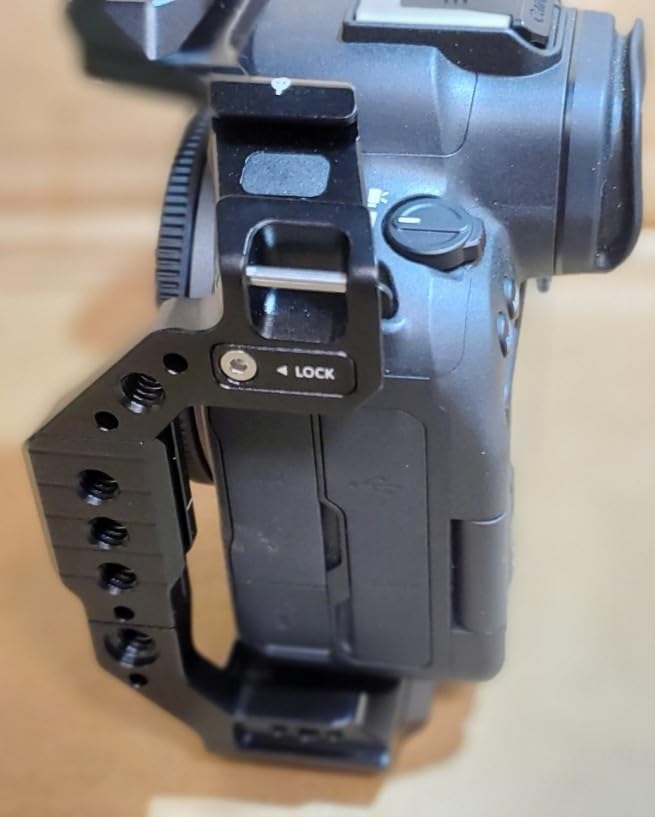 SmallRig Half Cage for Canon R6 Mark II / R6 Mark III / R5 Mark II, HawkLock Quick Release Plate for Arca, NATO Rail, Three-Point Locking, Compatible with DJI RS 3/RS 3 Pro/RS 4/RS 4 Pro Gimbal-5953 customer photo 2