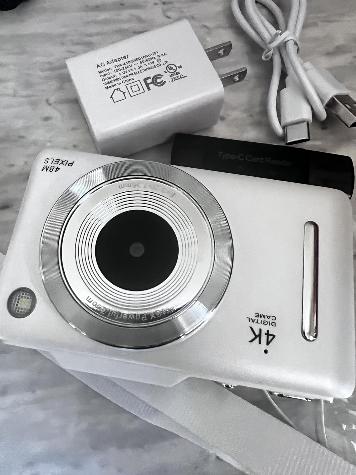 Digital Camera 4K Autofocus Vlogging Camera for Photography with 16X Zoom Anti Shake, 32GB Card, 48MP Compact Portable Point and Shoot customer photo 1