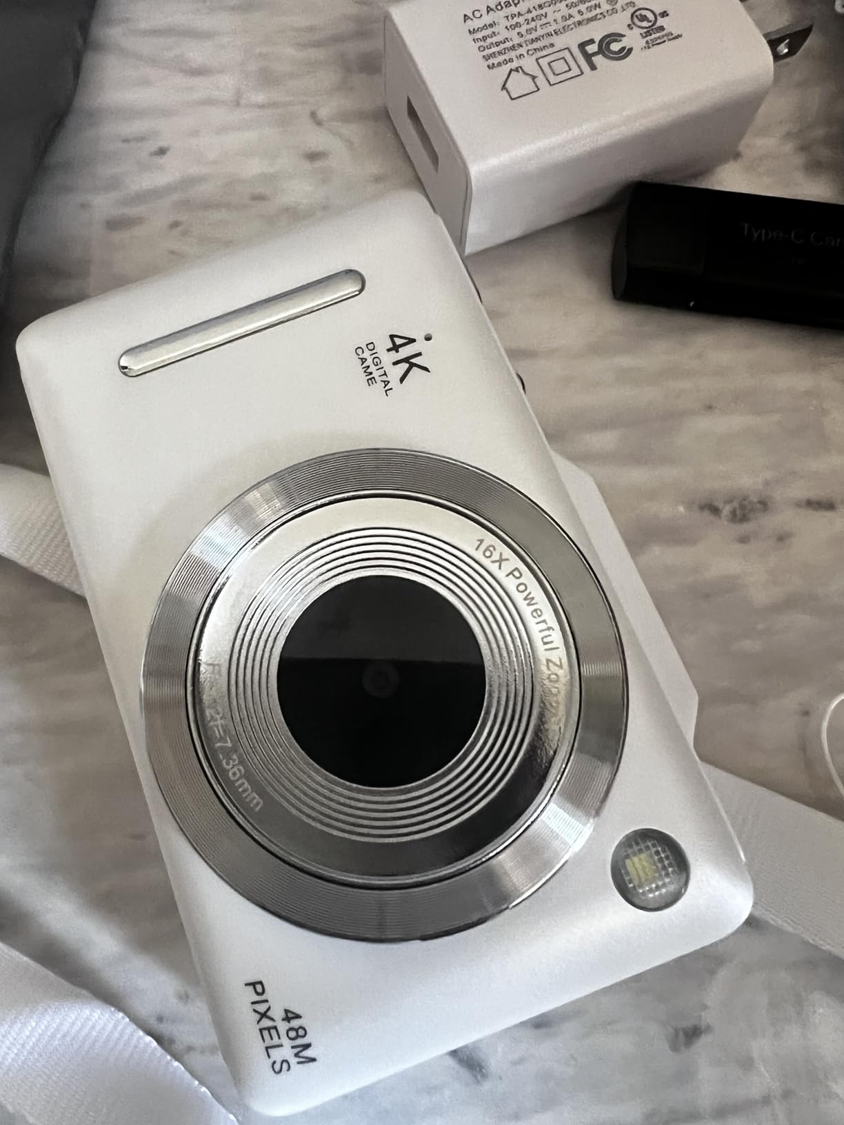 Digital Camera 4K Autofocus Vlogging Camera for Photography with 16X Zoom Anti Shake, 32GB Card, 48MP Compact Portable Point and Shoot customer photo 2