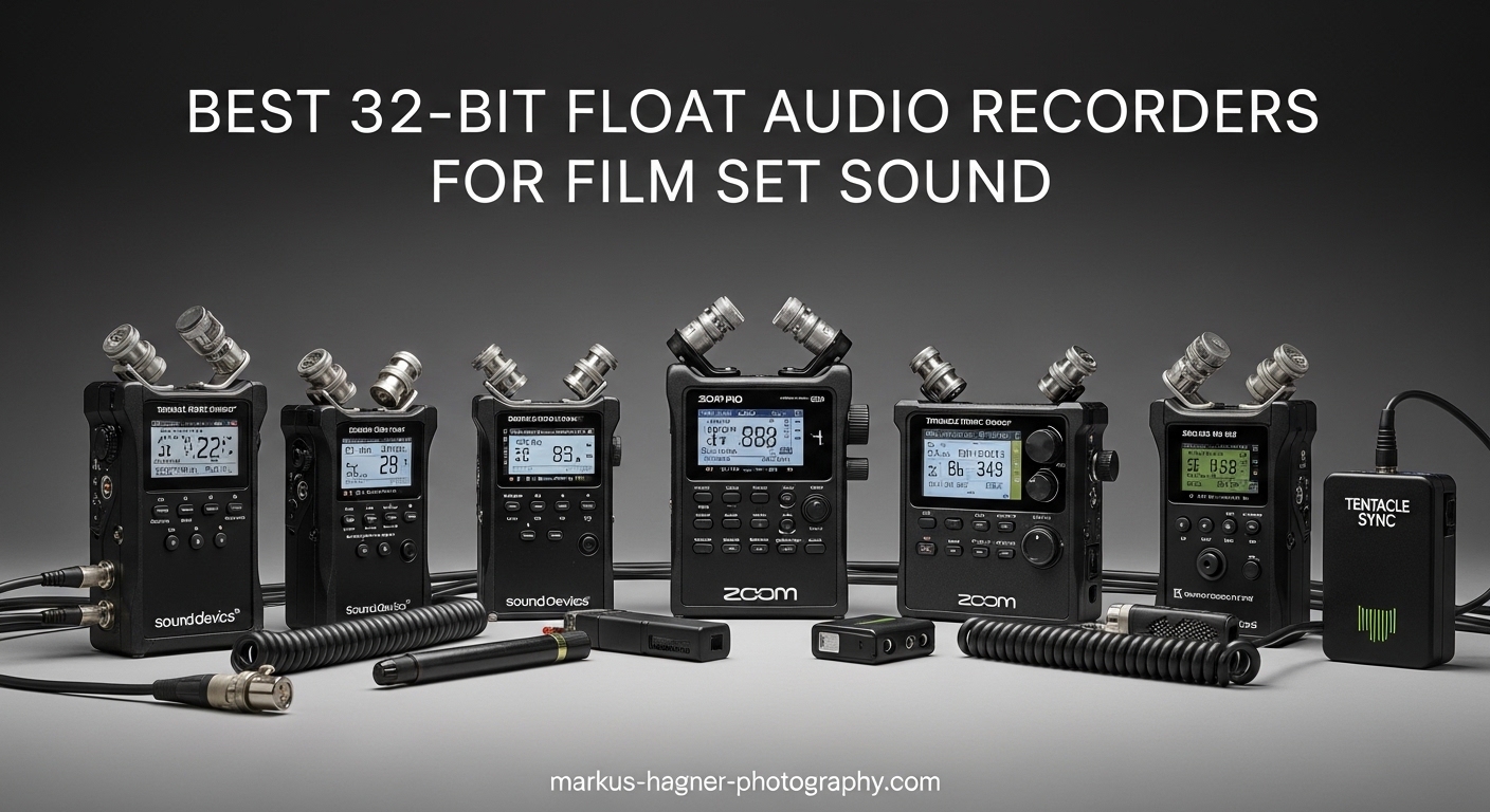 Best 32-Bit Float Audio Recorders for Film Set Sound