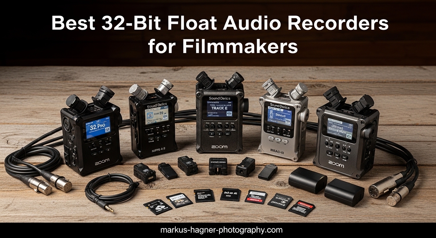Best 32-Bit Float Audio Recorders for Filmmakers