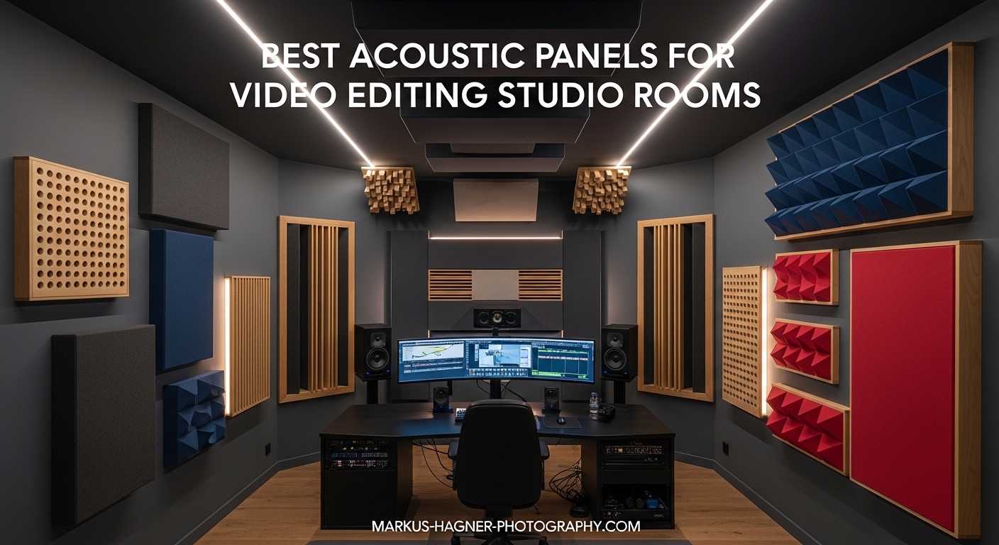 Best Acoustic Panels for Video Editing Studio Rooms