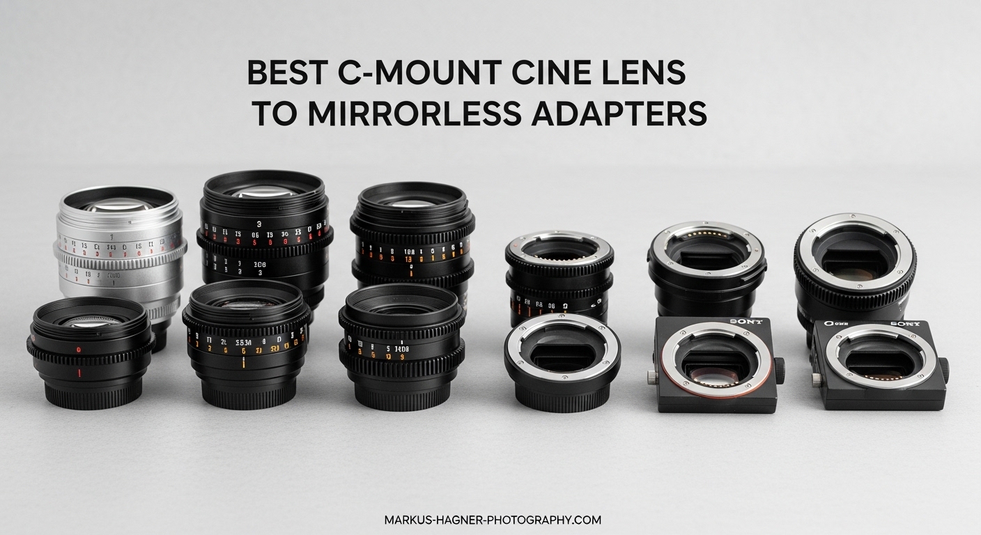 Best C-Mount Cine Lens to Mirrorless Adapters