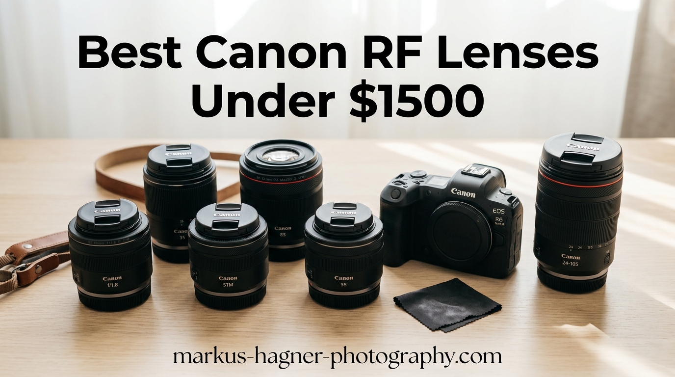 Best Canon RF Lenses Under $1500