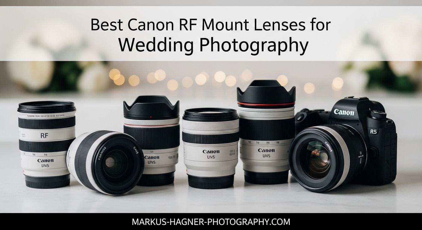 Best Canon RF Mount Lenses for Wedding Photography