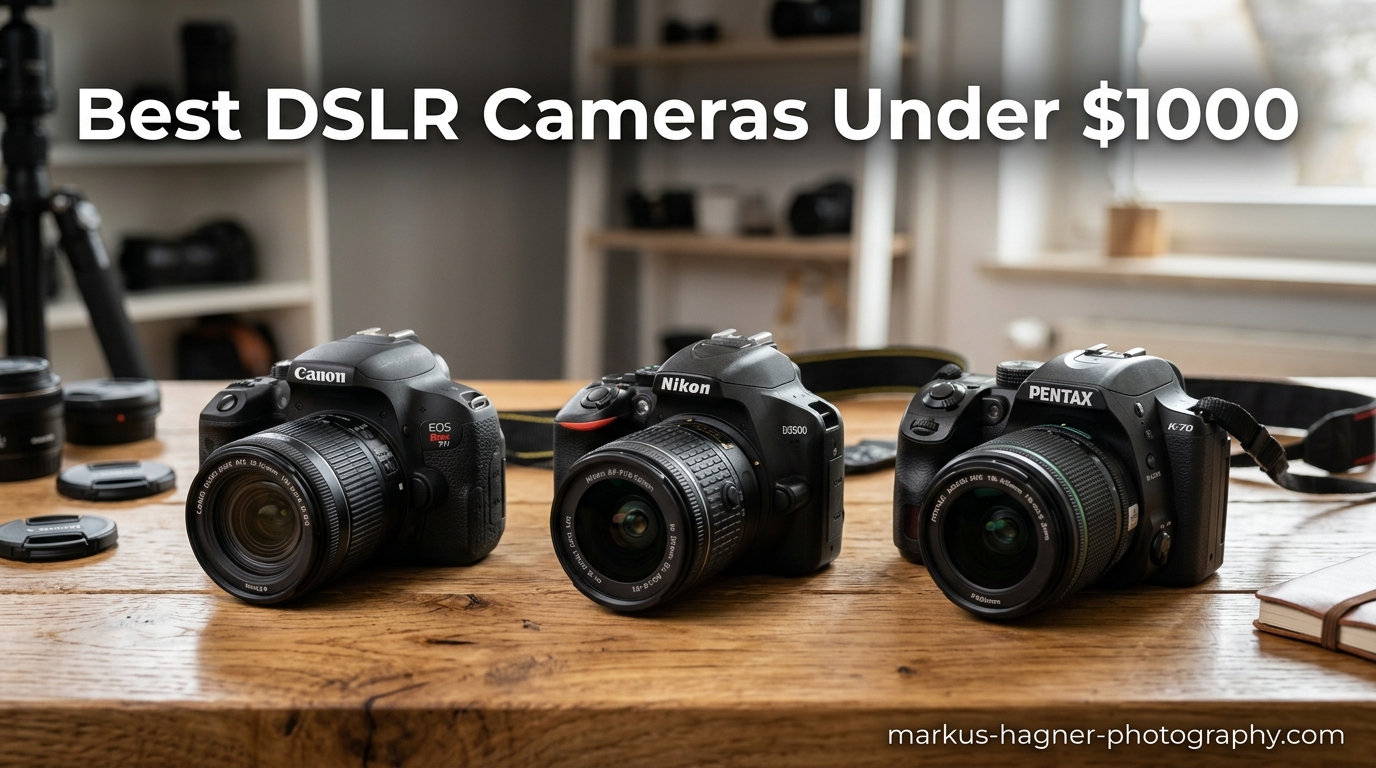 Best DSLR Cameras Under $1000