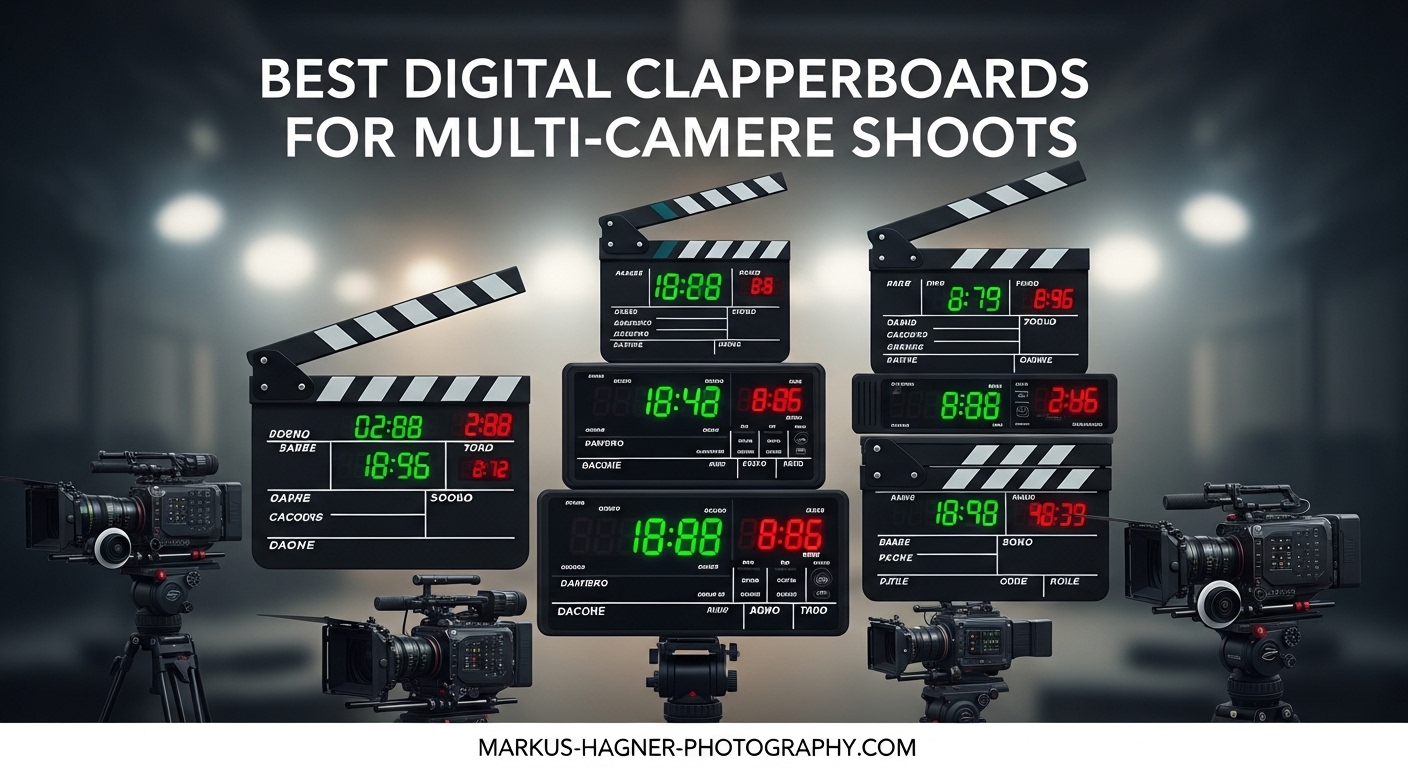 Best Digital Clapperboards for Multi-Camera Shoots
