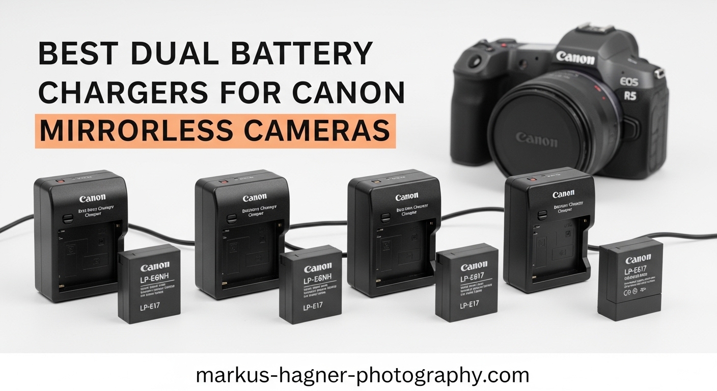 Best Dual Battery Chargers for Canon Mirrorless Cameras