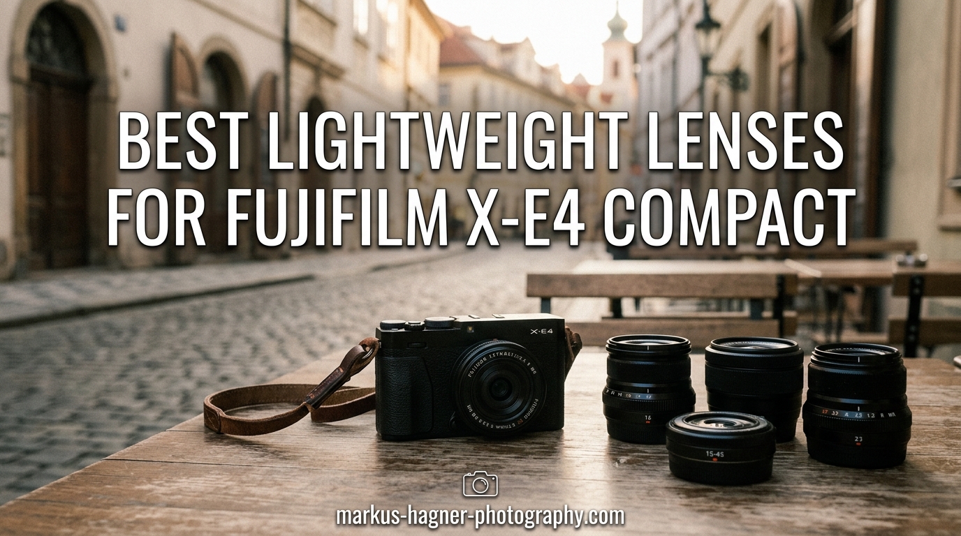 Best Lightweight Lenses for Fujifilm X-E4 Compact