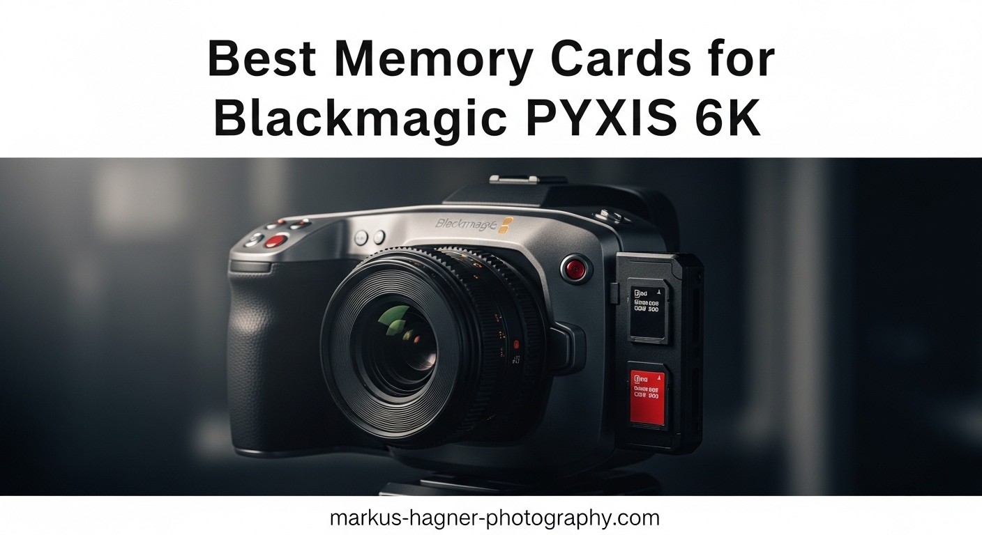 Best Memory Cards for Blackmagic PYXIS 6K