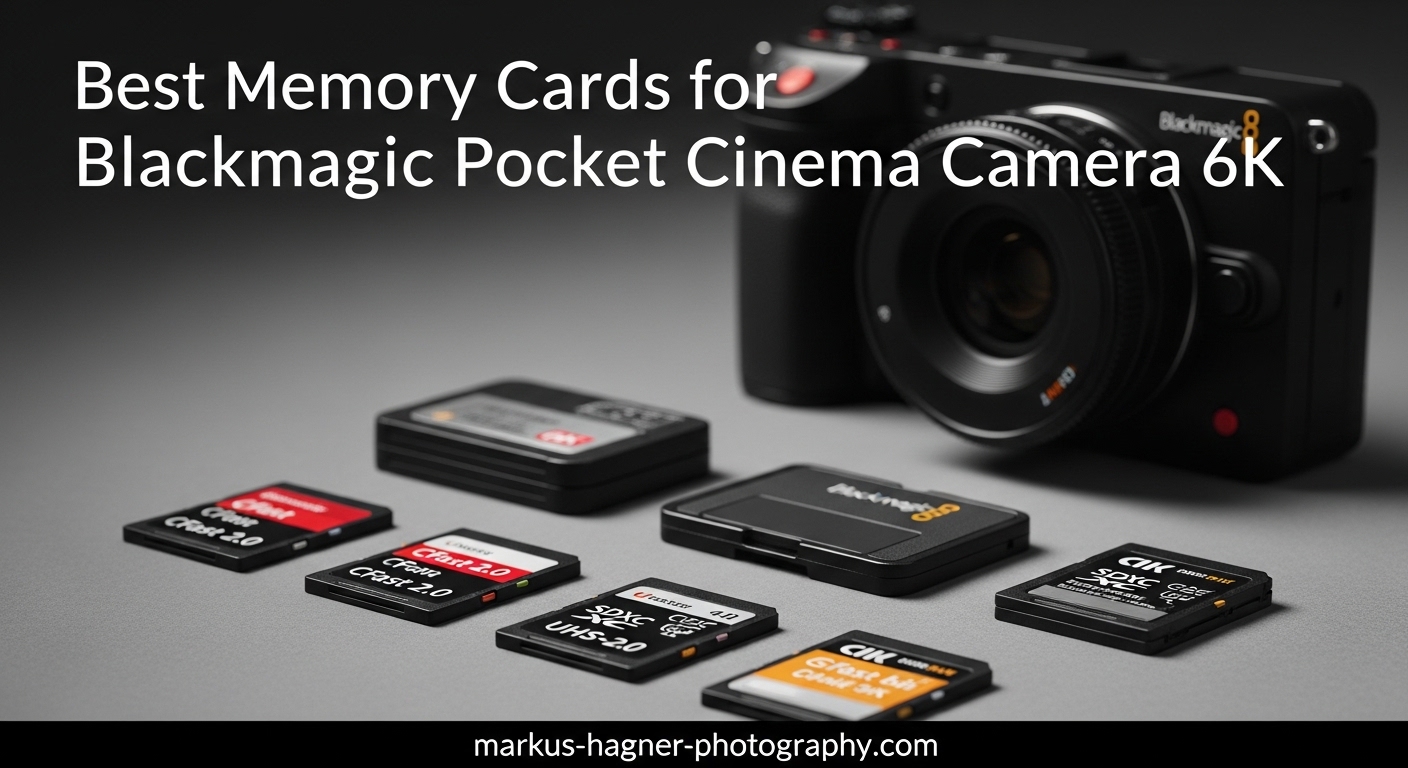Best Memory Cards for Blackmagic Pocket Cinema Camera 6K