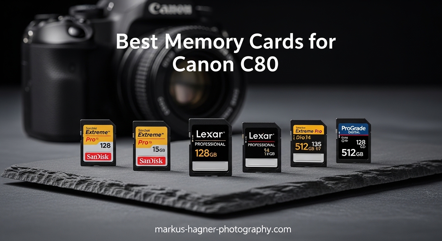 Best Memory Cards for Canon C80