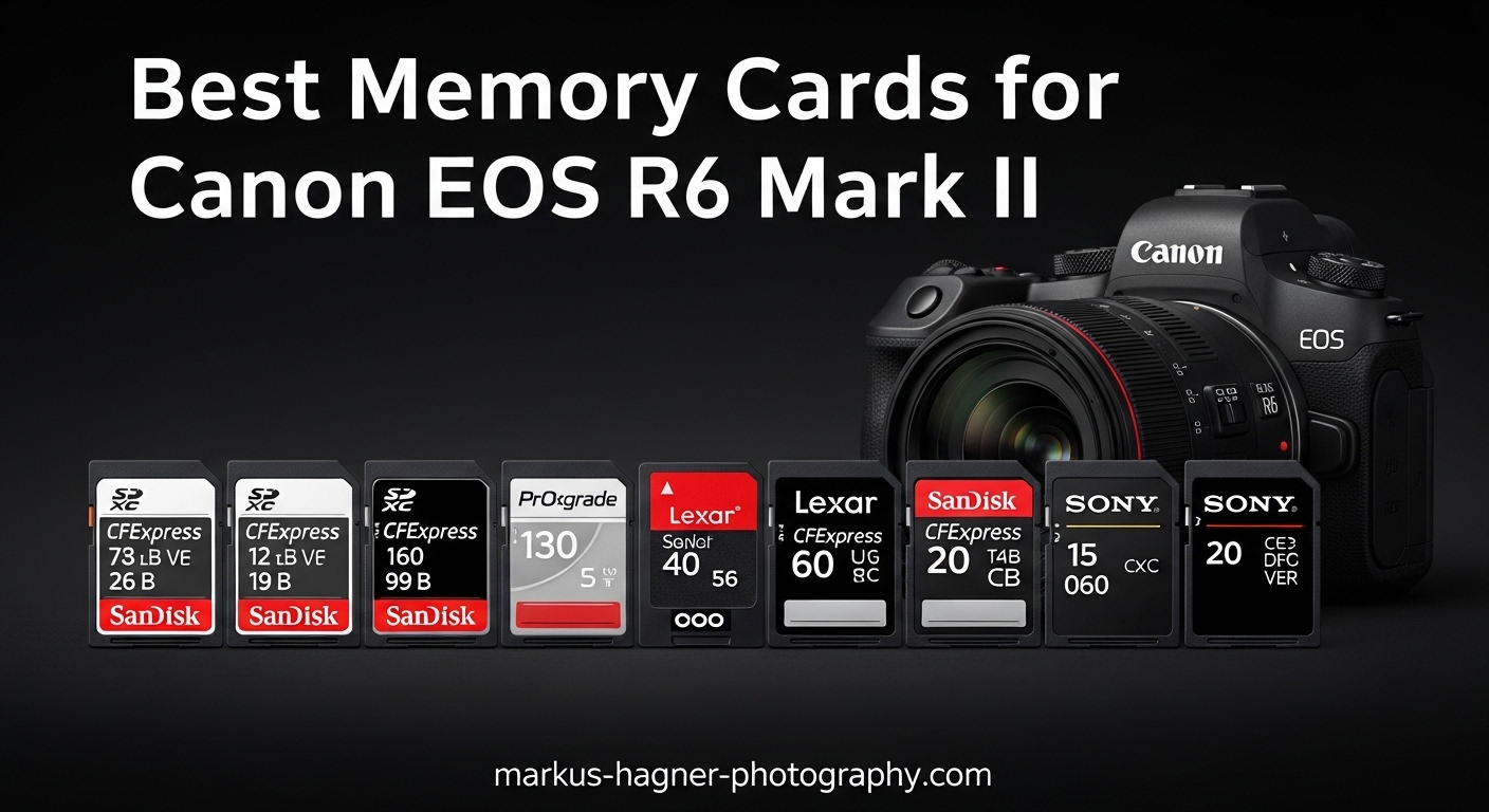 Best Memory Cards for Canon EOS R6 Mark II