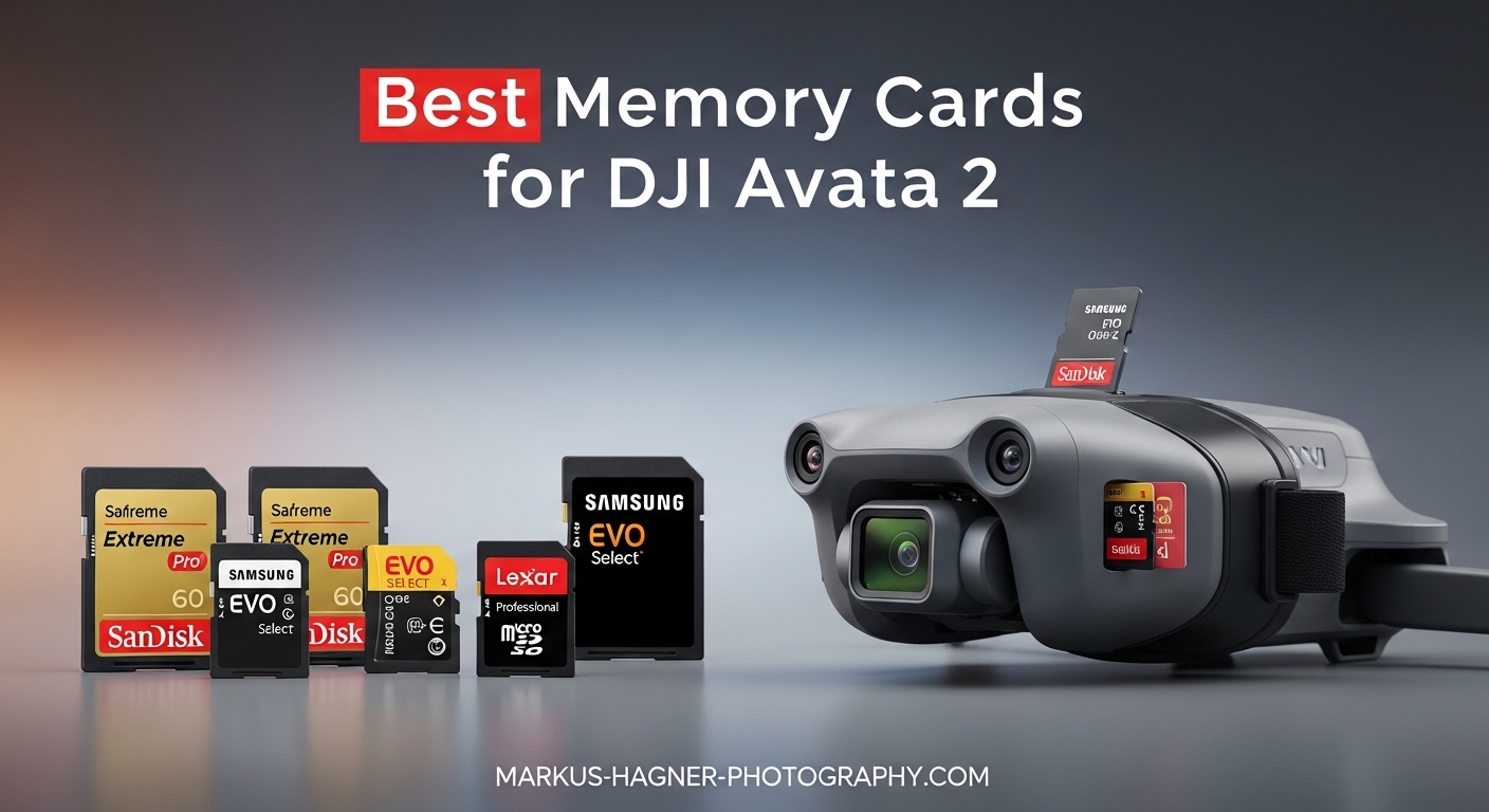Best Memory Cards for DJI Avata 2