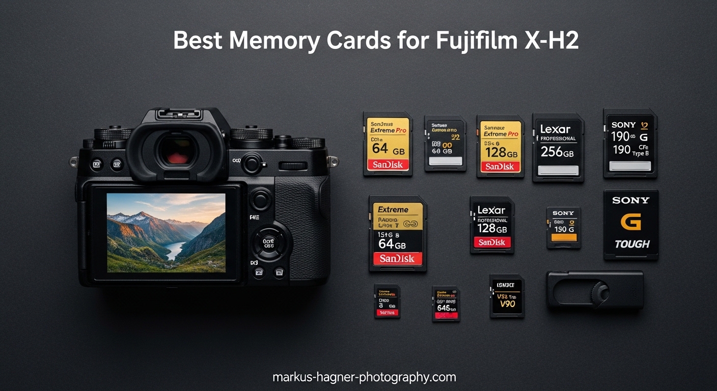 Best Memory Cards for Fujifilm X-H2
