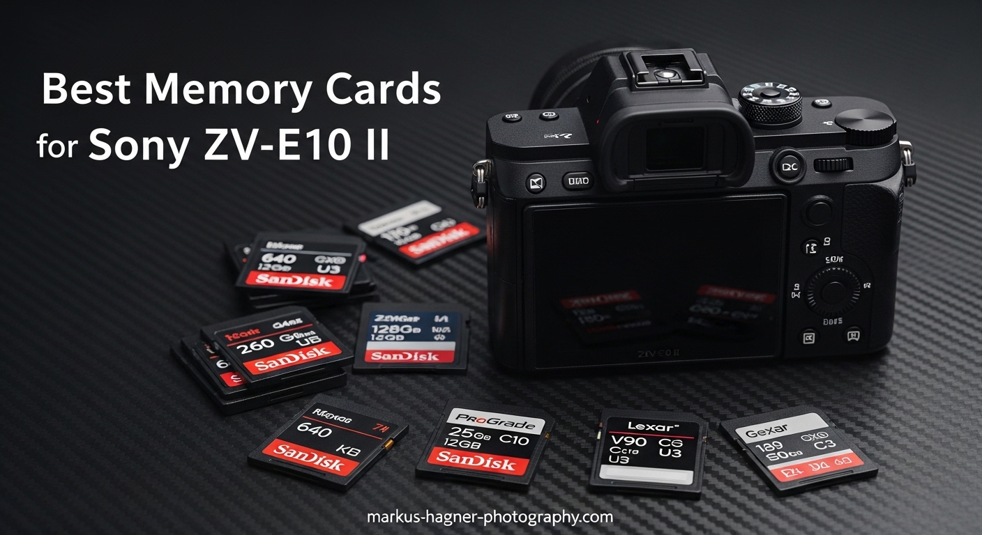 Best Memory Cards for Sony ZV-E10 II