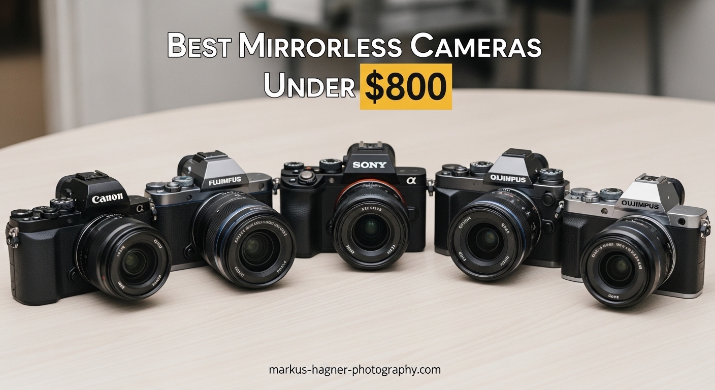 Best Mirrorless Cameras Under $800