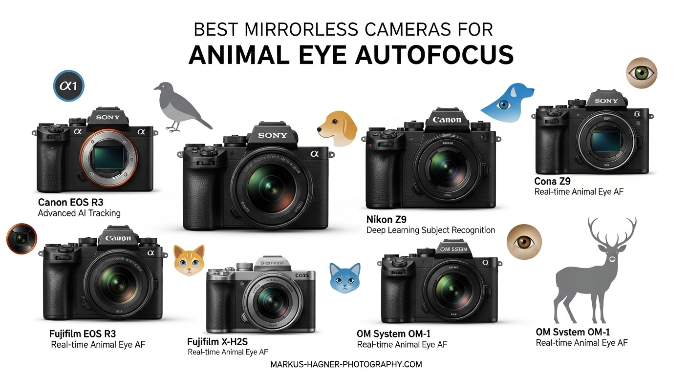 Best Mirrorless Cameras for Animal Eye Autofocus