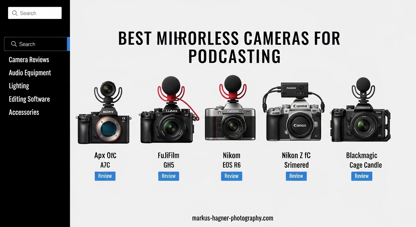 Best Mirrorless Cameras for Podcasting