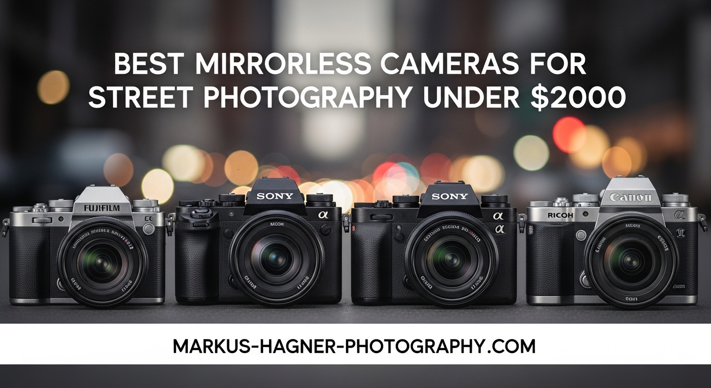 Best Mirrorless Cameras for Street Photography Under $2000