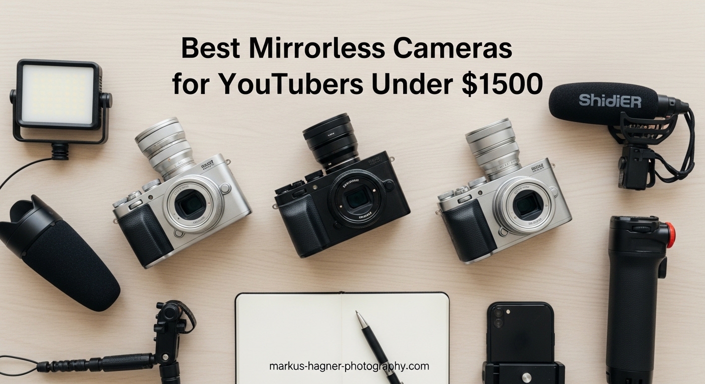 Best Mirrorless Cameras for YouTubers Under $1500