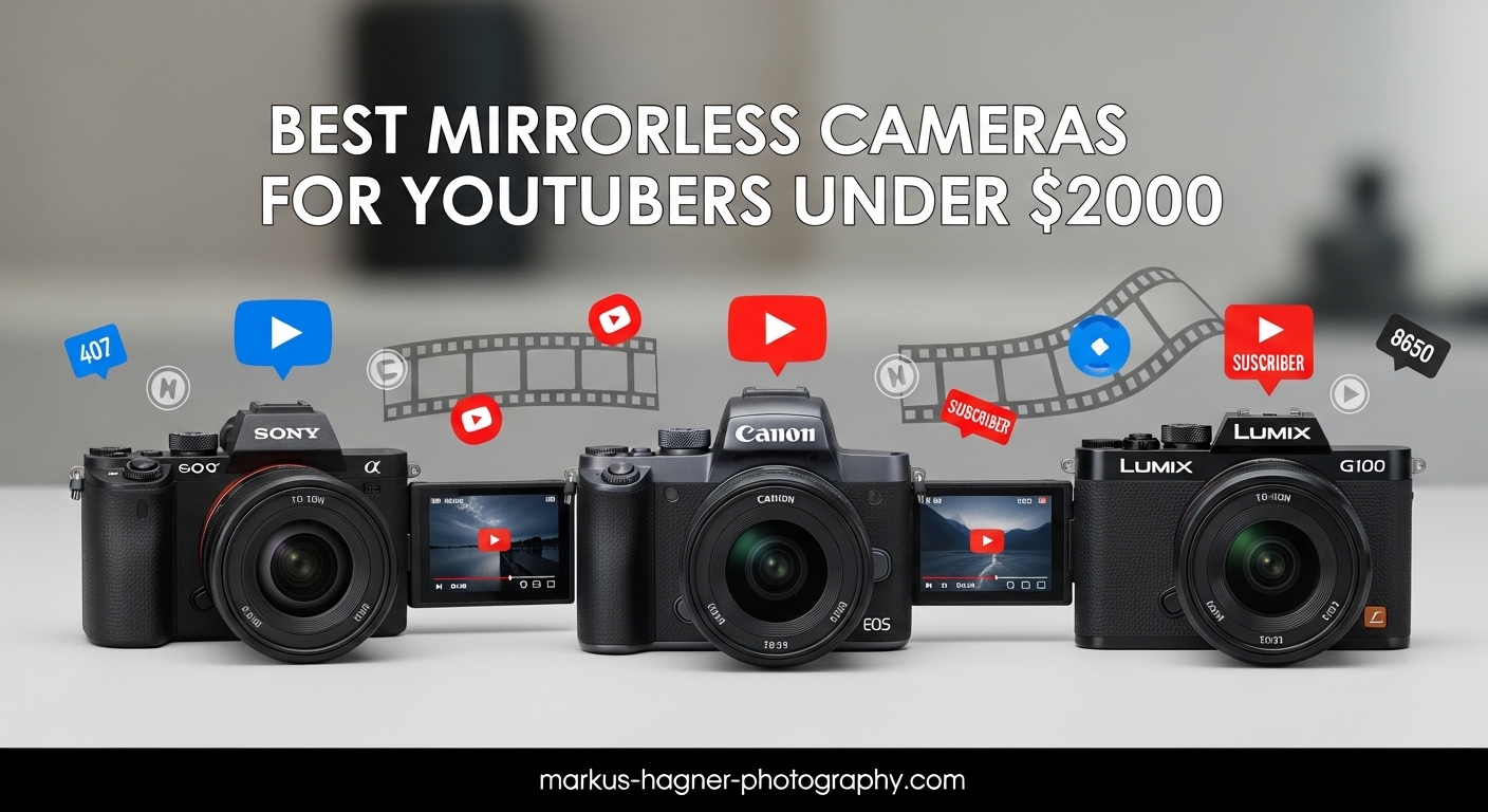Best Mirrorless Cameras for YouTubers Under $2000