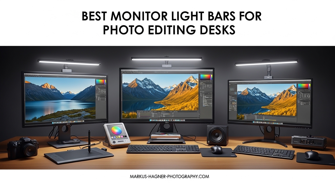 Best Monitor Light Bars for Photo Editing Desks