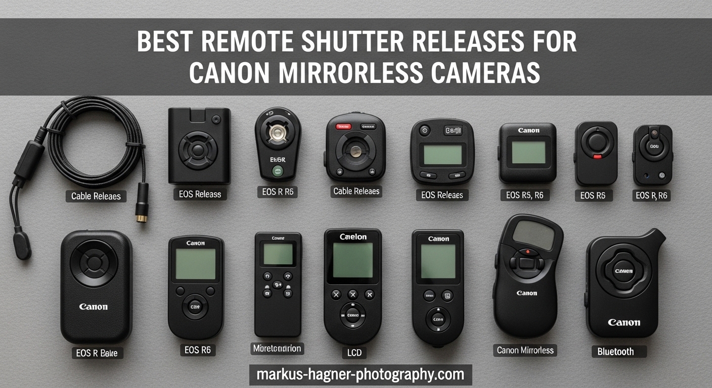 Best Remote Shutter Releases for Canon Mirrorless Cameras