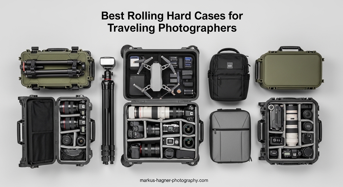 Best Rolling Hard Cases for Traveling Photographers