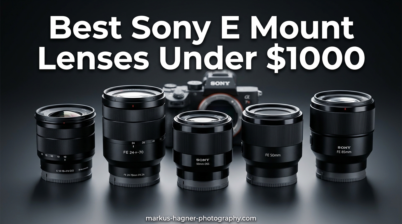 Best Sony E Mount Lenses Under $1000