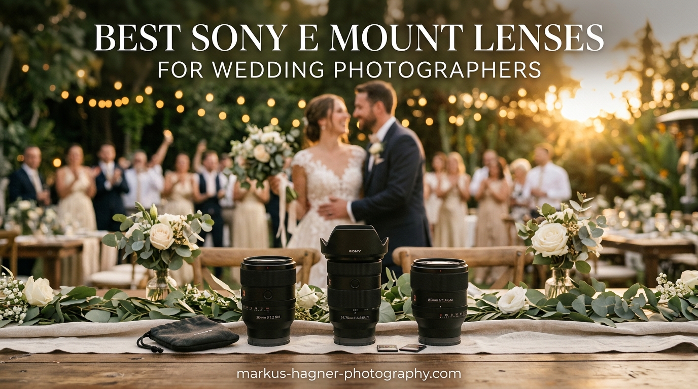 Best Sony E Mount Lenses for Wedding Photographers