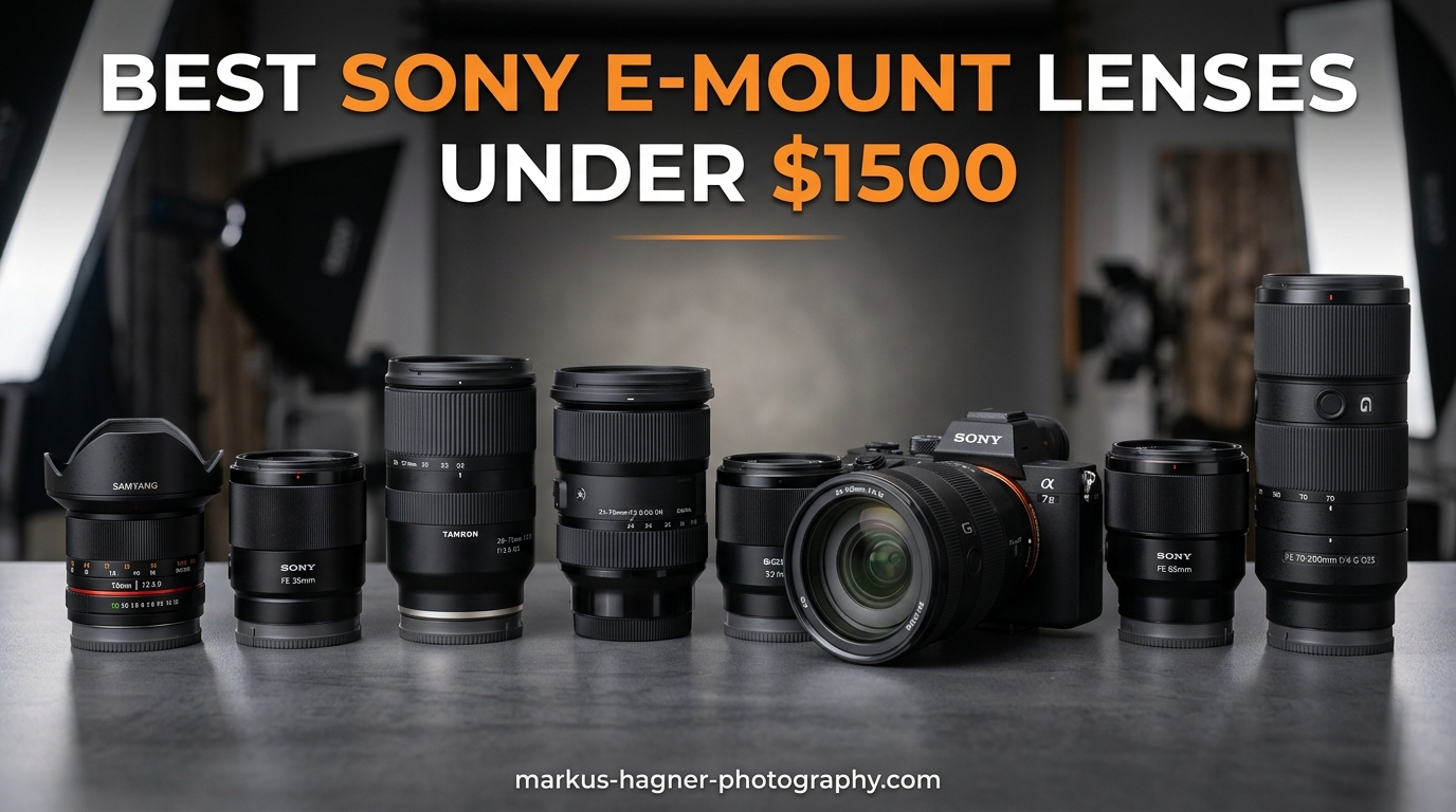 Best Sony E-mount Lenses Under $1500