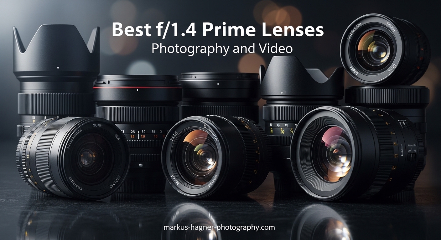 Best f/1.4 Prime Lenses for Photography and Video