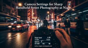 Camera Settings for Sharp Handheld Street Photography at Night