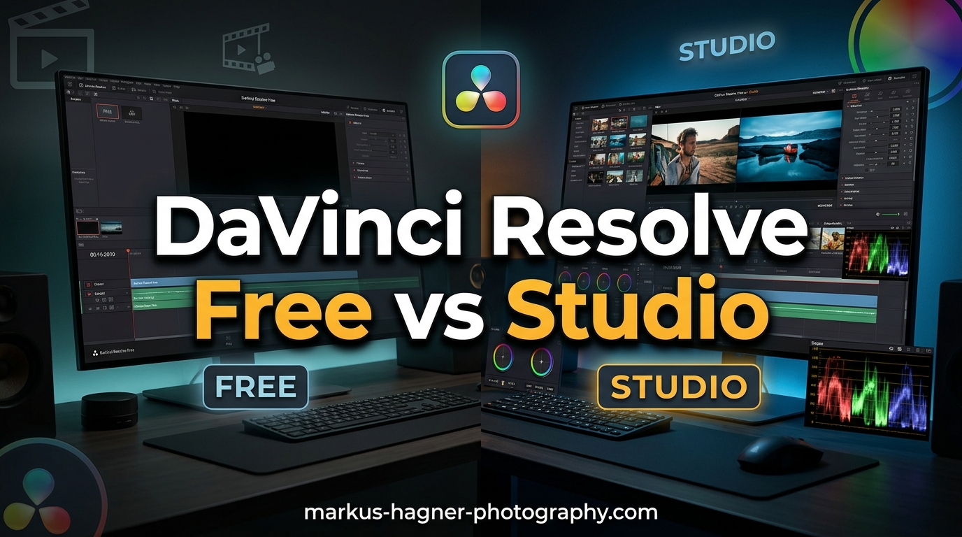 DaVinci Resolve Free vs Studio