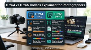 H.264 vs H.265 Codecs Explained for Photographers