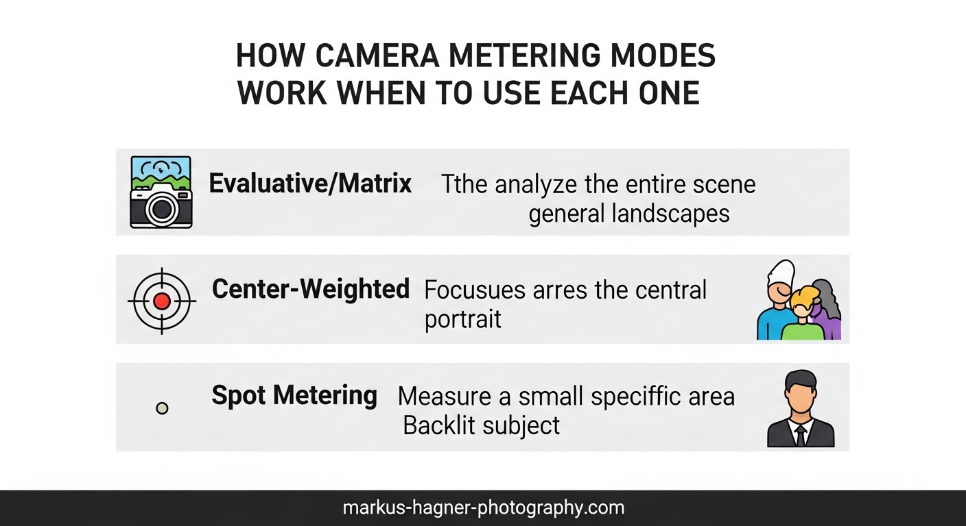 How Camera Metering Modes Work and When to Use Each One