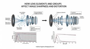 How Lens Elements and Groups Affect Image Sharpness and Distortion