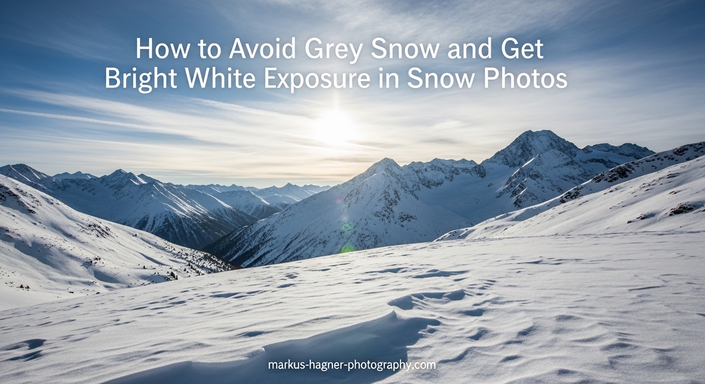 How to Avoid Grey Snow and Get Bright White Exposure in Snow Photos