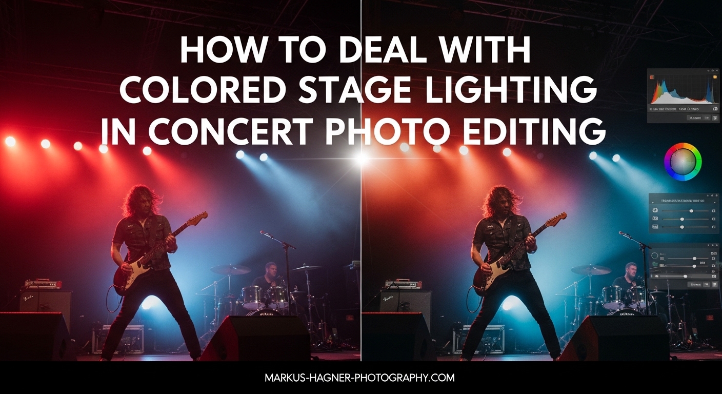 How to Deal with Colored Stage Lighting in Concert Photo Editing