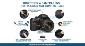 How to Fix a Camera Lens That Is Stuck and Won't Retract