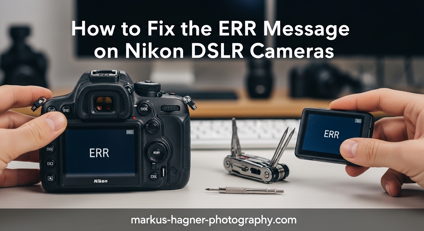 How to Fix the ERR Message on Nikon DSLR Cameras
