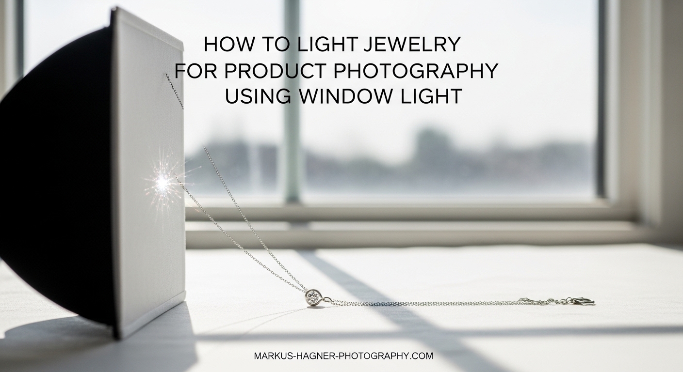 How to Light Jewelry for Product Photography Using Window Light