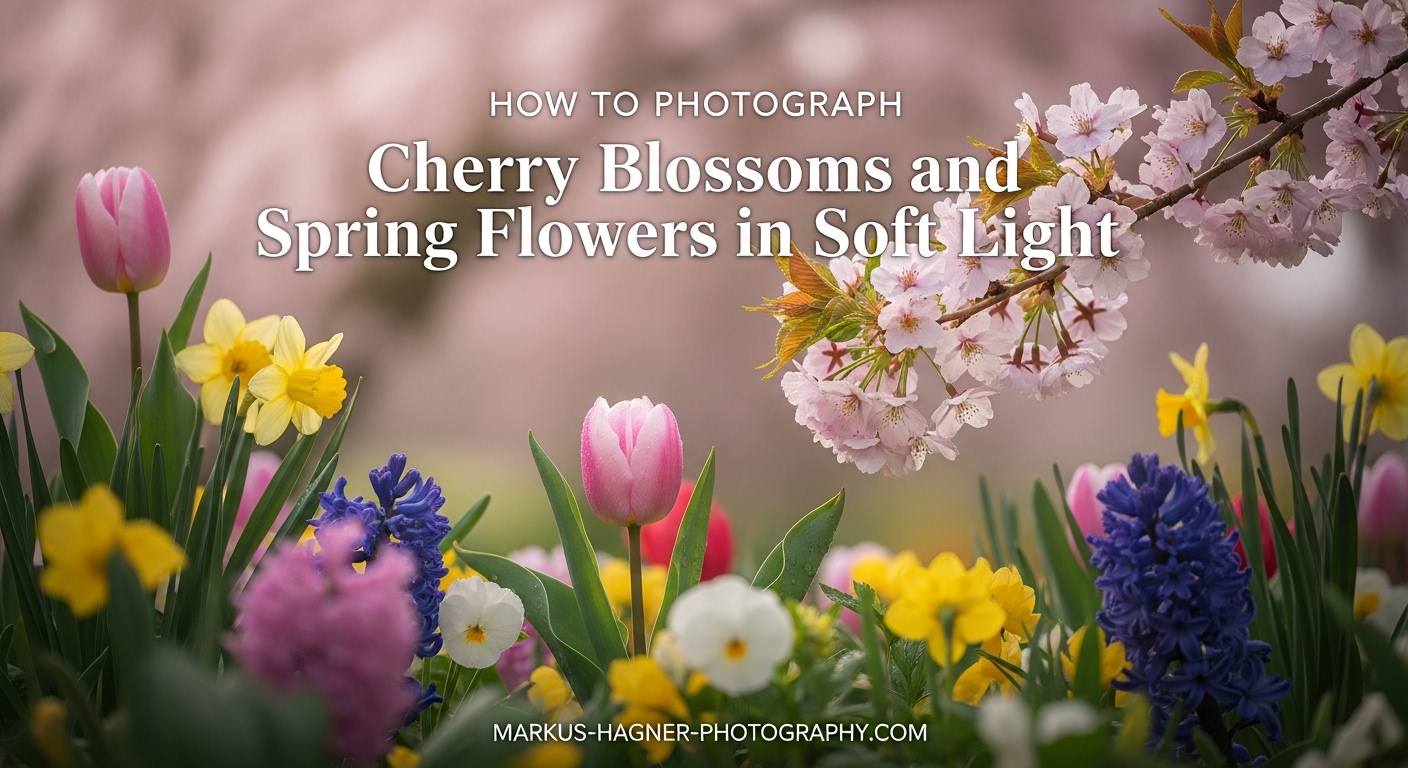 How to Photograph Cherry Blossoms and Spring Flowers in Soft Light
