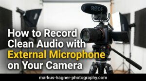 How to Record Clean Audio with an External Microphone on Your Camera