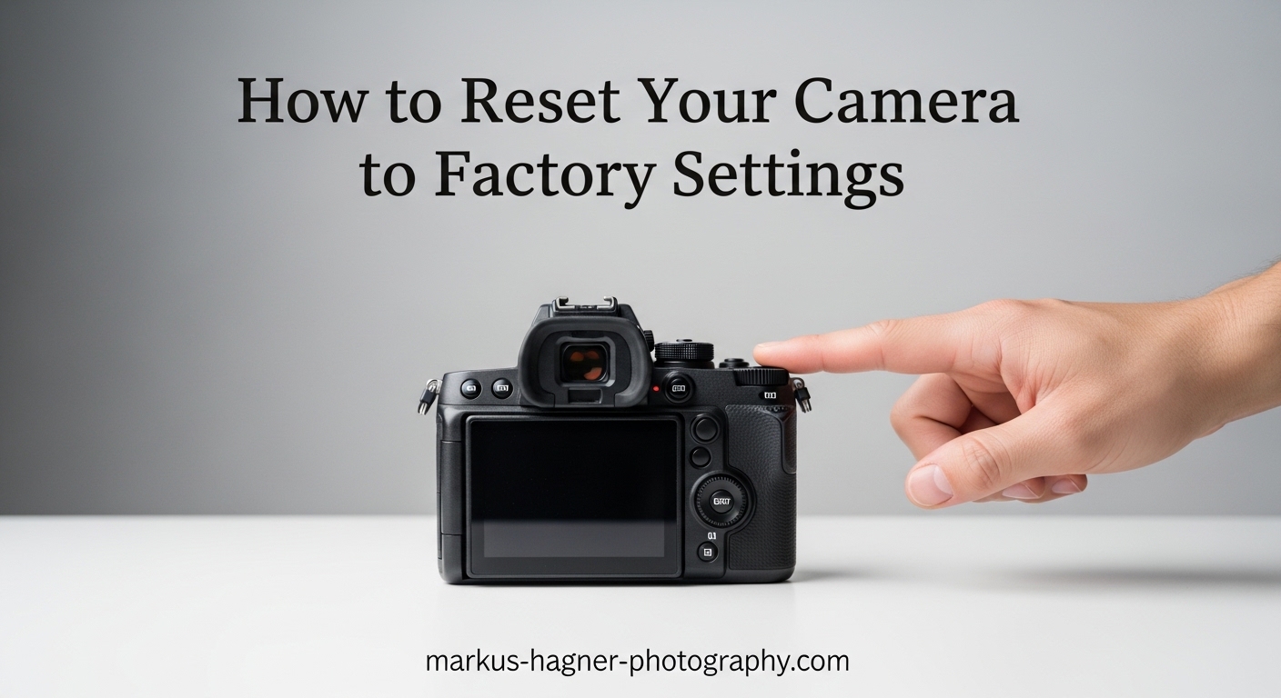 How to Reset Your Camera to Factory Settings