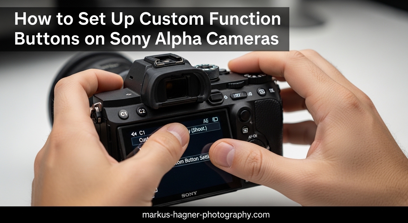How to Set Up Custom Function Buttons on Sony Alpha Cameras