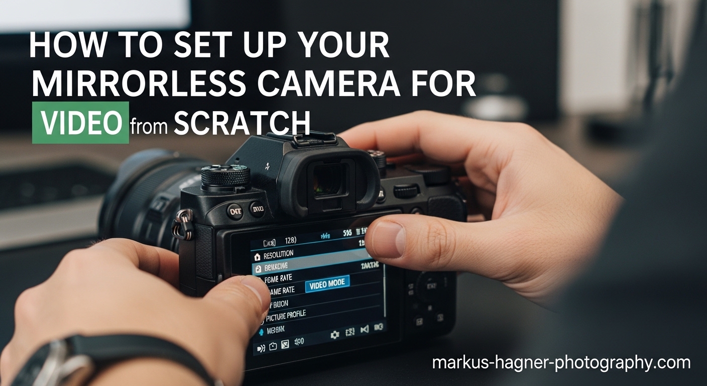 How to Set Up Your Mirrorless Camera for Video from Scratch