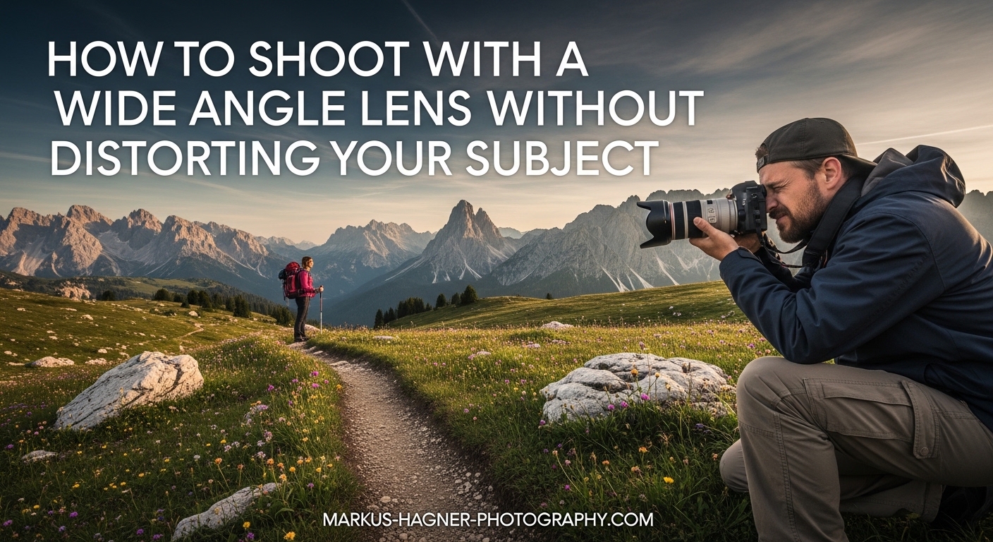 How to Shoot with a Wide Angle Lens Without Distorting Your Subject